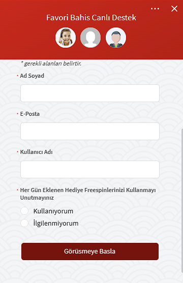 Favoribahis Canlı Destek