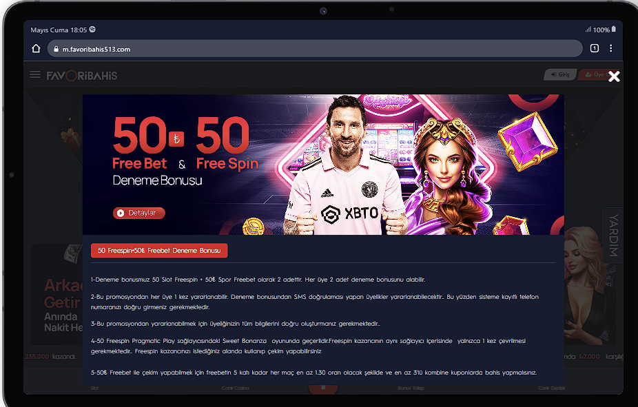 Favoribahis Freebet
