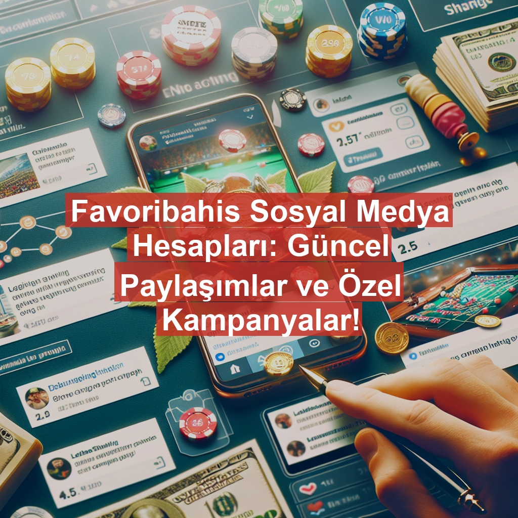Favoribahis Sosyal Medya Hesapları: Güncel Paylaşımlar ve Özel Kampanyalar!