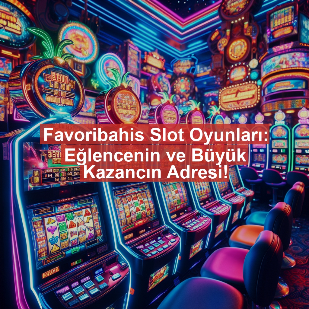Favoribahis Slot Oyunları: Eğlencenin ve Büyük Kazancın Adresi!
